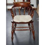 English ash captain's chair