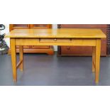 Kauri pine kitchen table