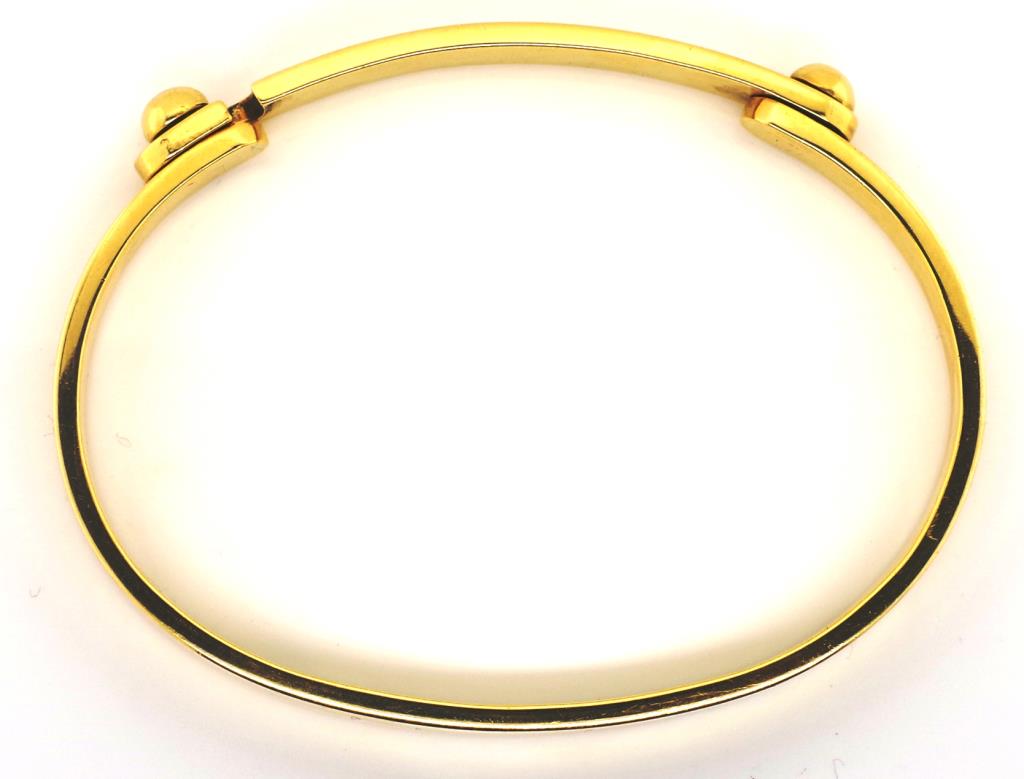 18ct yellow gold bangle - Image 5 of 5