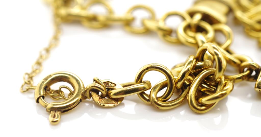 18ct gold cable chain necklace - Image 2 of 4