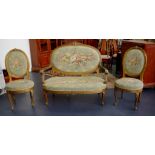 French Louis XV style salon suite