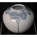 Volkstedt Germany hand painted ceramic vase