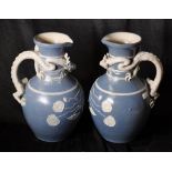 Two German Jugendstil stoneware krugs jugs