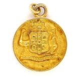 9ct gold "Advance Australian Arms" charm