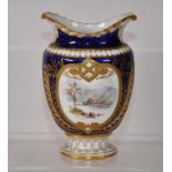 Royal Crown Derby hand painted vase