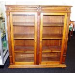 French oak bookcase