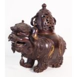 19th century Chinese bronze censer