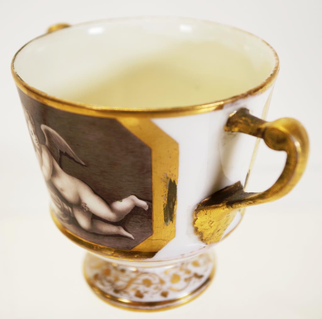 Double handled Coalport cup - Cupids - Image 3 of 3