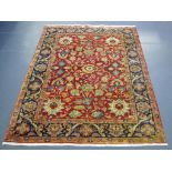 Indian 'Tabriz' hand made wool rug