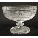 Small Waterford Georgian style pedestal bowl