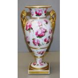 Early 19th century Coalport vase "Roses"