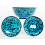 Antique Persian blue bowl