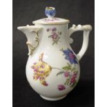 18th Century Meissen lidded cream jug