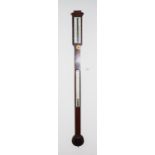 George III rosewood stick barometer