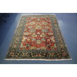 Indian 'Tabriz' hand made wool rug