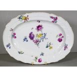 18th Century Meissen porcelain oval platter