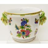 Herend Hungary Queen Victoria ceramic jardiniere