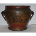 Chinese bronze jardiniere