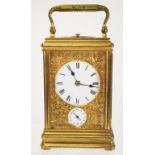 Drocourt petite sonnerie carriage clock