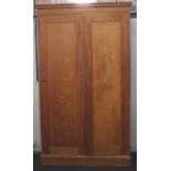 Antique pine school cupboard