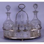 Mid 19th century silver plated drinks tray