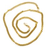 9ct yellow gold Cuban link necklace