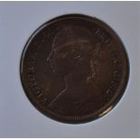 English 1891 UNC penny