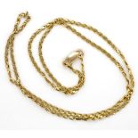 18ct yellow gold chain necklace