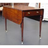 Mid 19th century mahogany Pembroke table