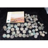 Collection of Australian pre-decimal silver coins