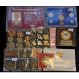 Eight assorted International Commerative cased