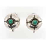 Georg Jensen sterling silver ear clips