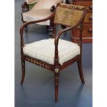 Regency style armchair