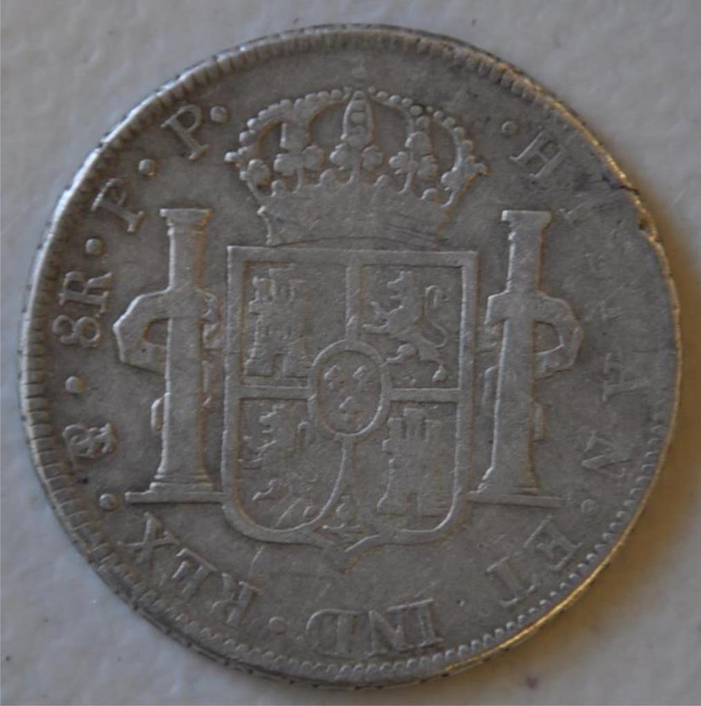 Spanish 1801 Proclamation silver dollar - Image 2 of 2