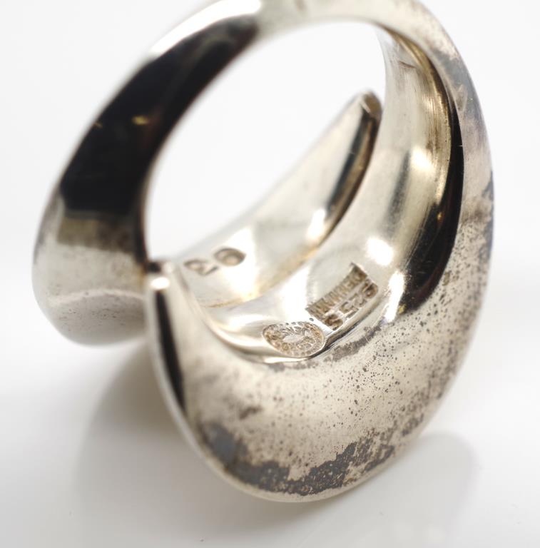 Georg Jensen Sterling silver #93 ring - Image 3 of 3