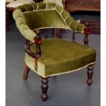 Late Victorian bedroom chair