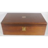 Sloped writing box