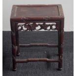 Small Chinese hardwood table / stand