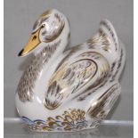 Royal Crown Derby 'Royal Cygnet' paperweight