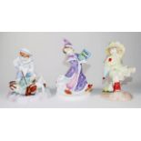 Three Royal Doulton"Childhood memories"figurines