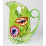 Carltonware " Icelandic Poppy" green jug