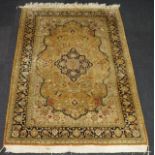 Hand made silk blend rug