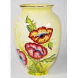 Carltonware " Icelandic Poppy" yellow vase