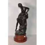 Fine antique French bronze of a female nude