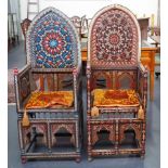 Two eastern style chairs