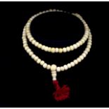 Ivory beaded necklace C.1920s