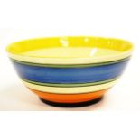 Clarice Cliff 'Bizarre' banded bowl