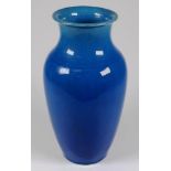 Chinese blue glaze vase