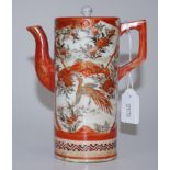 Japanese Kutani porcelain coffee pot