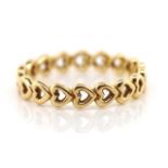 Pandora 14ct gold linked love ring
